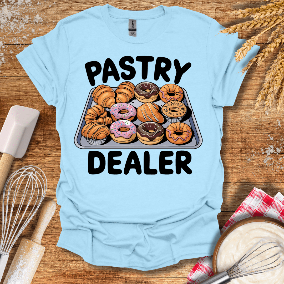 Pastry Dealer T-Shirt Light Blue / S Baking Threads