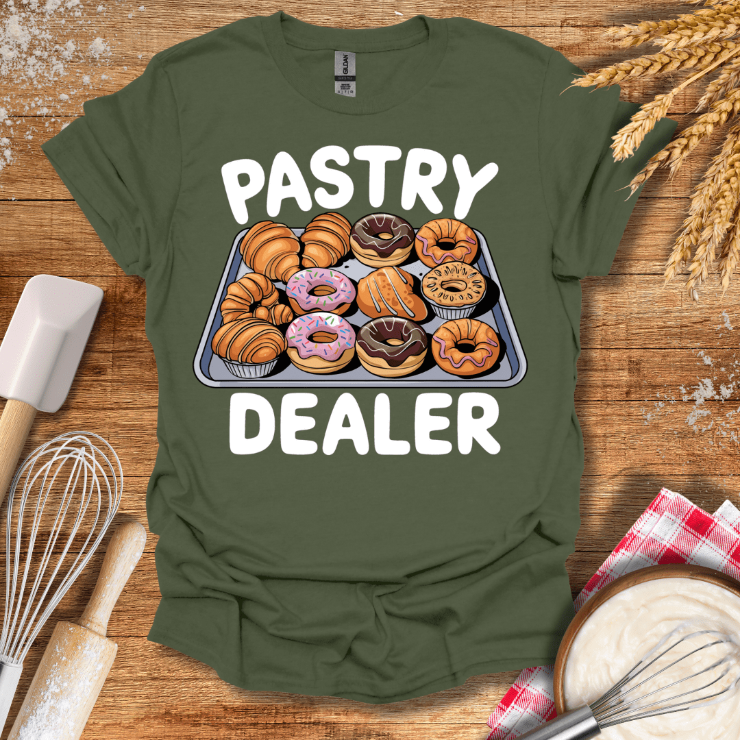 Pastry Dealer T-Shirt Military Green / S Baking Threads