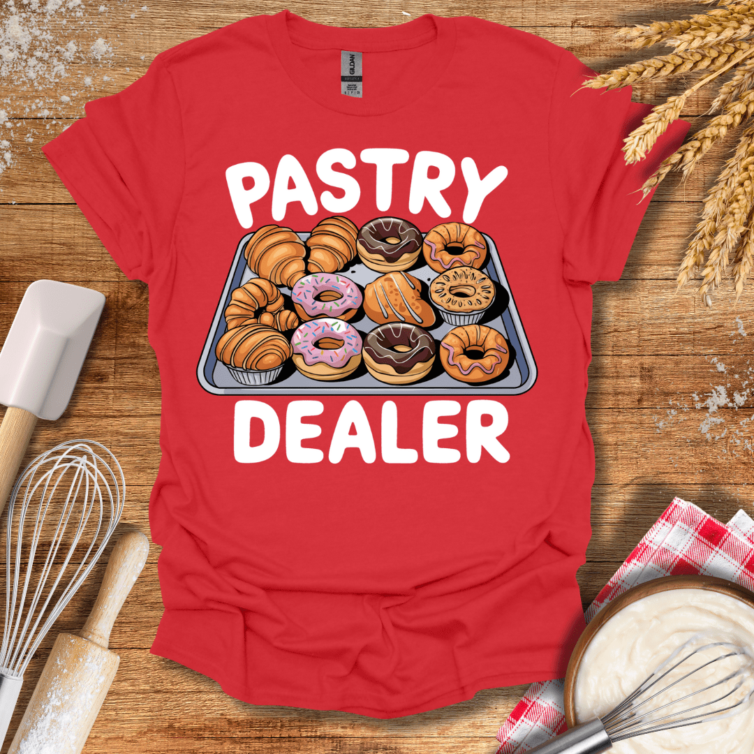 Pastry Dealer T-Shirt Red / S Baking Threads