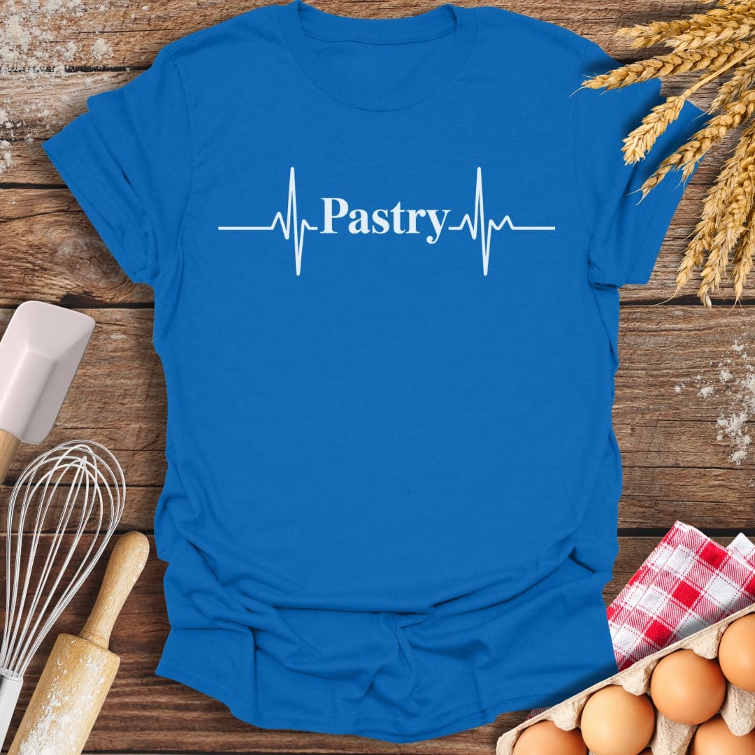 Pastry EKG T-Shirt Royal / S Baking Threads