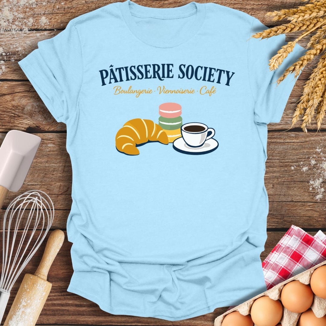 Patisserie Society T-Shirt Light Blue / S Baking Threads