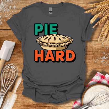 Pie Hard T-Shirt Charcoal / S Baking Threads