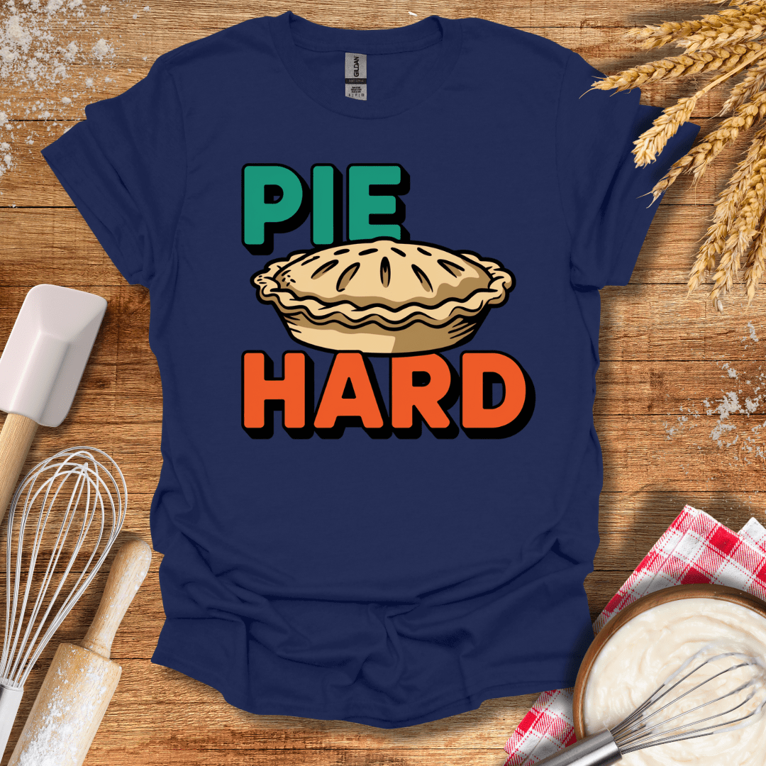 Pie Hard T-Shirt Navy / S Baking Threads