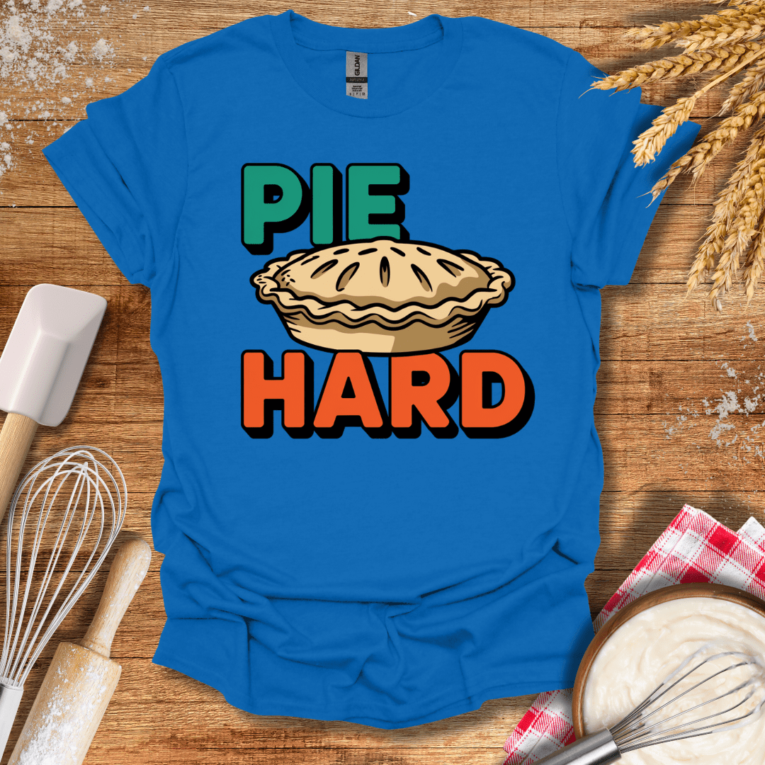 Pie Hard T-Shirt Royal / S Baking Threads