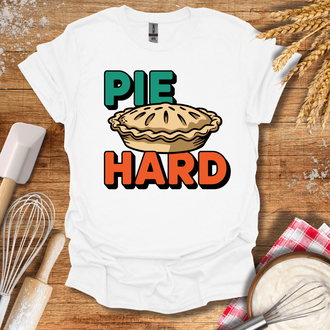 Pie Hard T-Shirt White / S Baking Threads