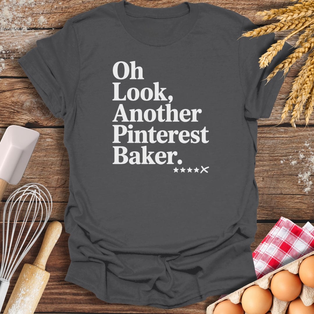 Pinterest Baker T-Shirt Charcoal / S Baking Threads