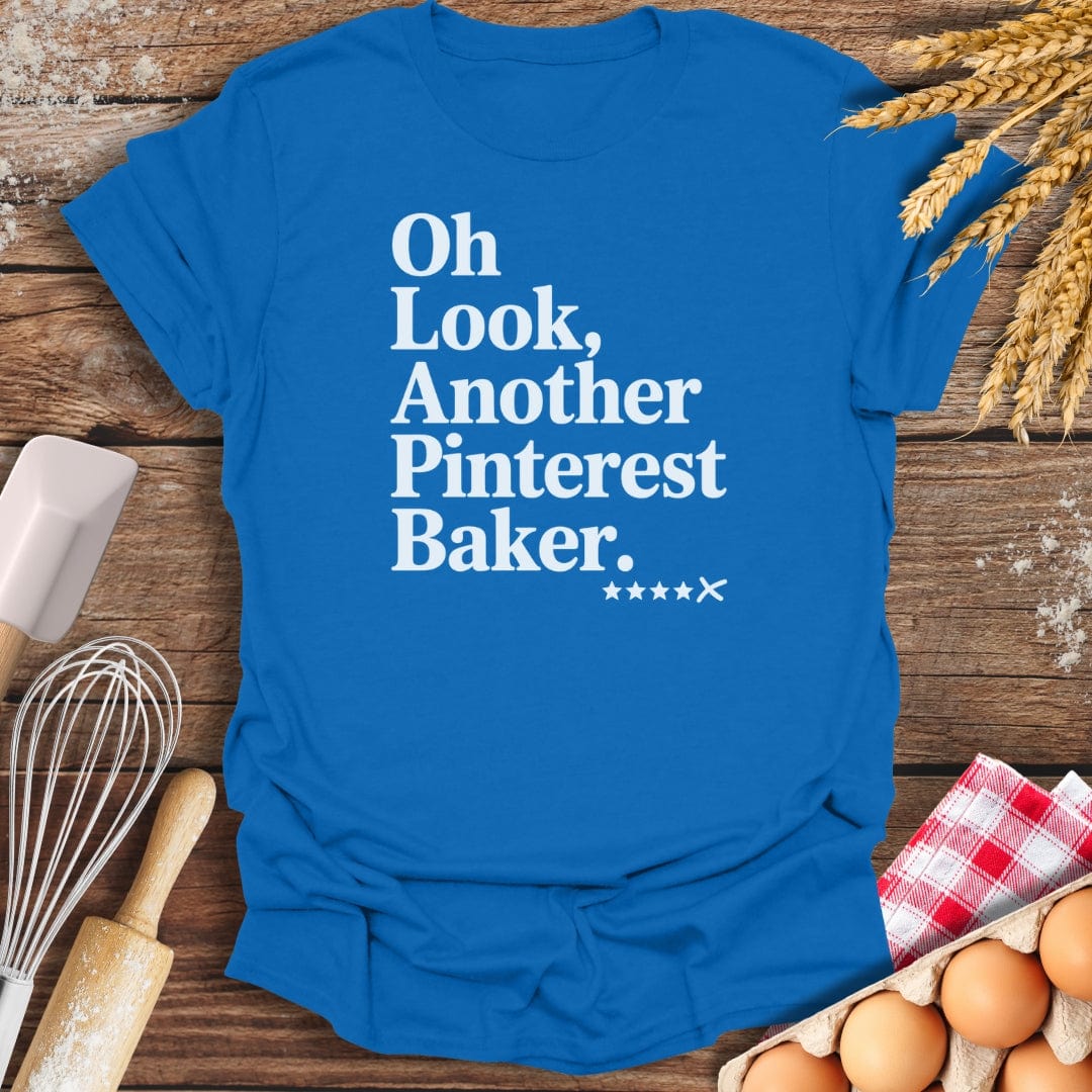 Pinterest Baker T-Shirt Royal / S Baking Threads