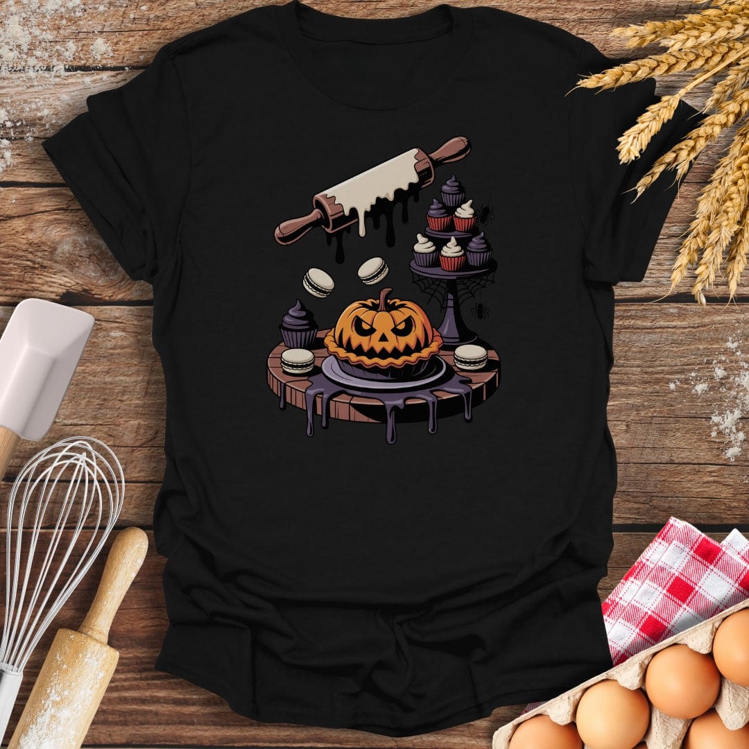 Pumpkin Patisserie T-Shirt Black / S Baking Threads