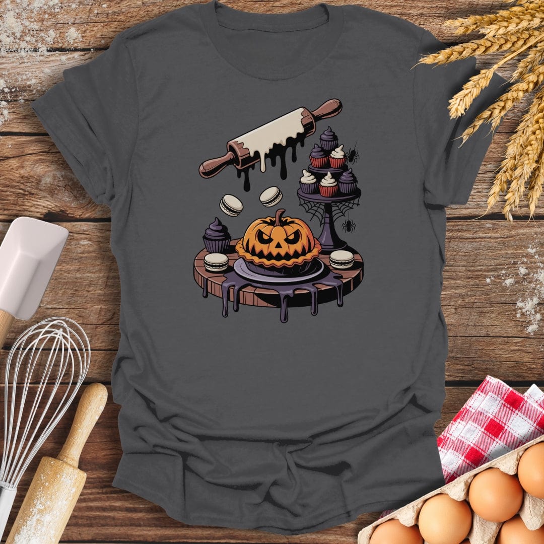 Pumpkin Patisserie T-Shirt Charcoal / S Baking Threads