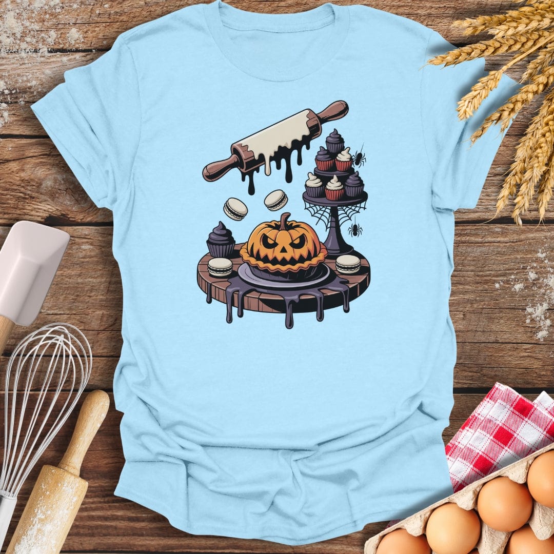 Pumpkin Patisserie T-Shirt Light Blue / S Baking Threads