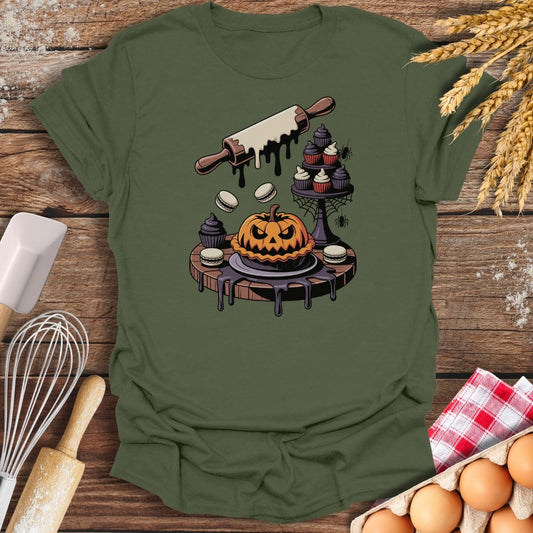 Pumpkin Patisserie T-Shirt Military Green / S Baking Threads