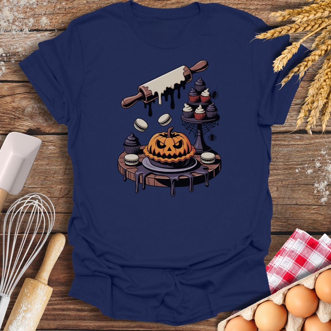 Pumpkin Patisserie T-Shirt Navy / S Baking Threads