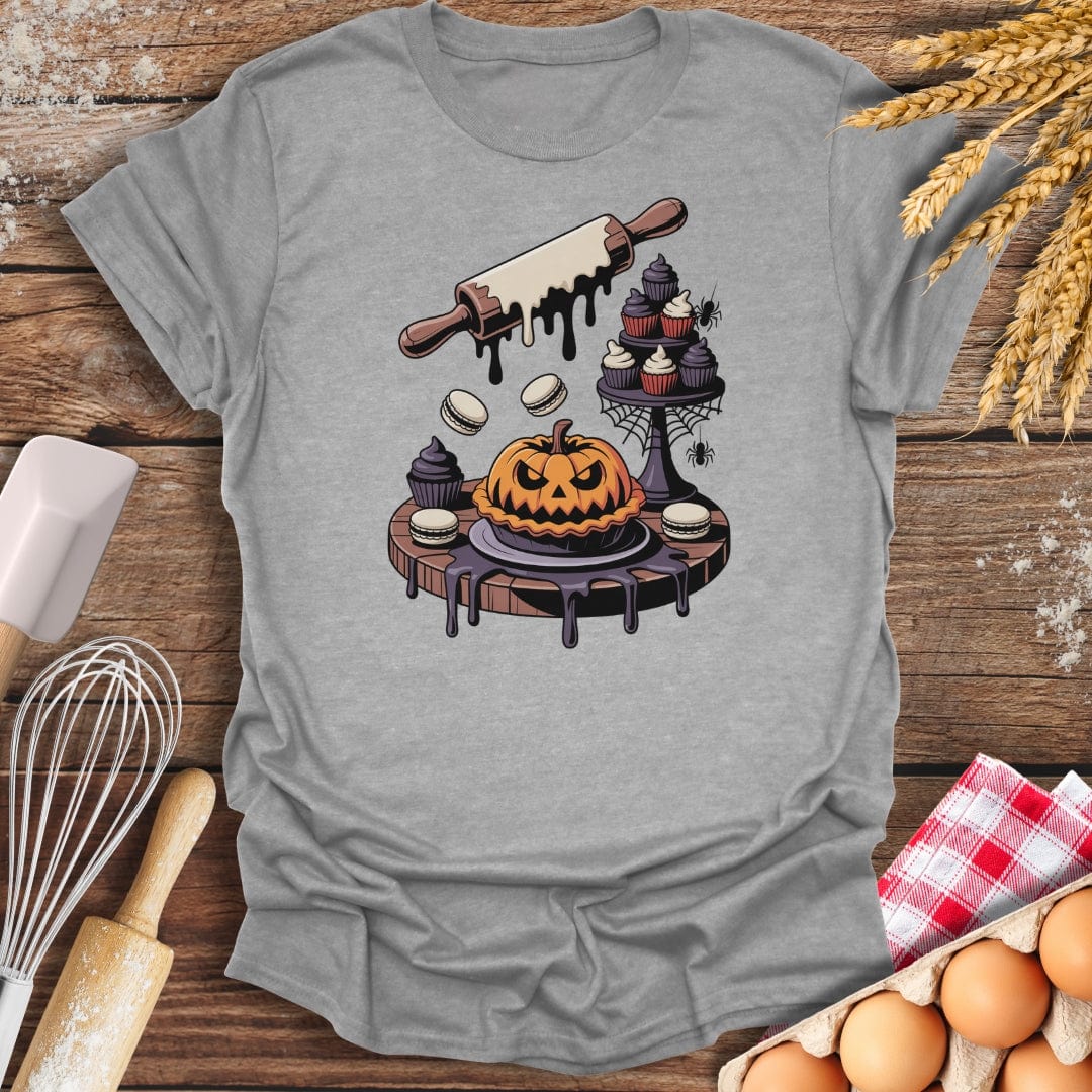 Pumpkin Patisserie T-Shirt Sport Grey / S Baking Threads