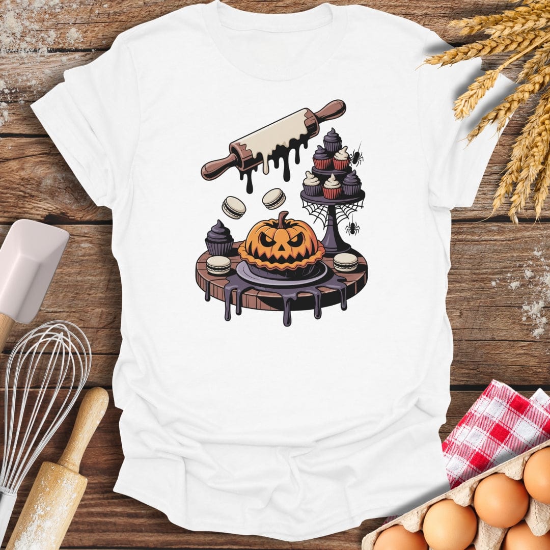 Pumpkin Patisserie T-Shirt White / S Baking Threads