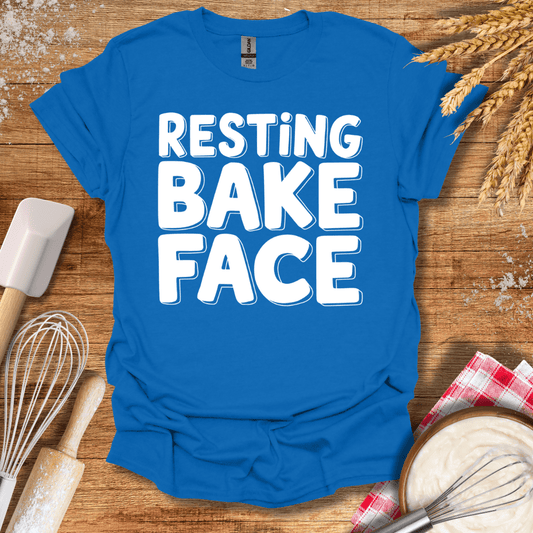 Resting Bake Face T-Shirt Royal / S Baking Threads