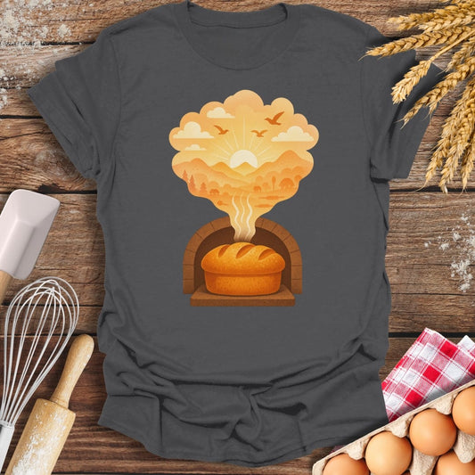 Rise & Shine T-Shirt Charcoal / S Baking Threads