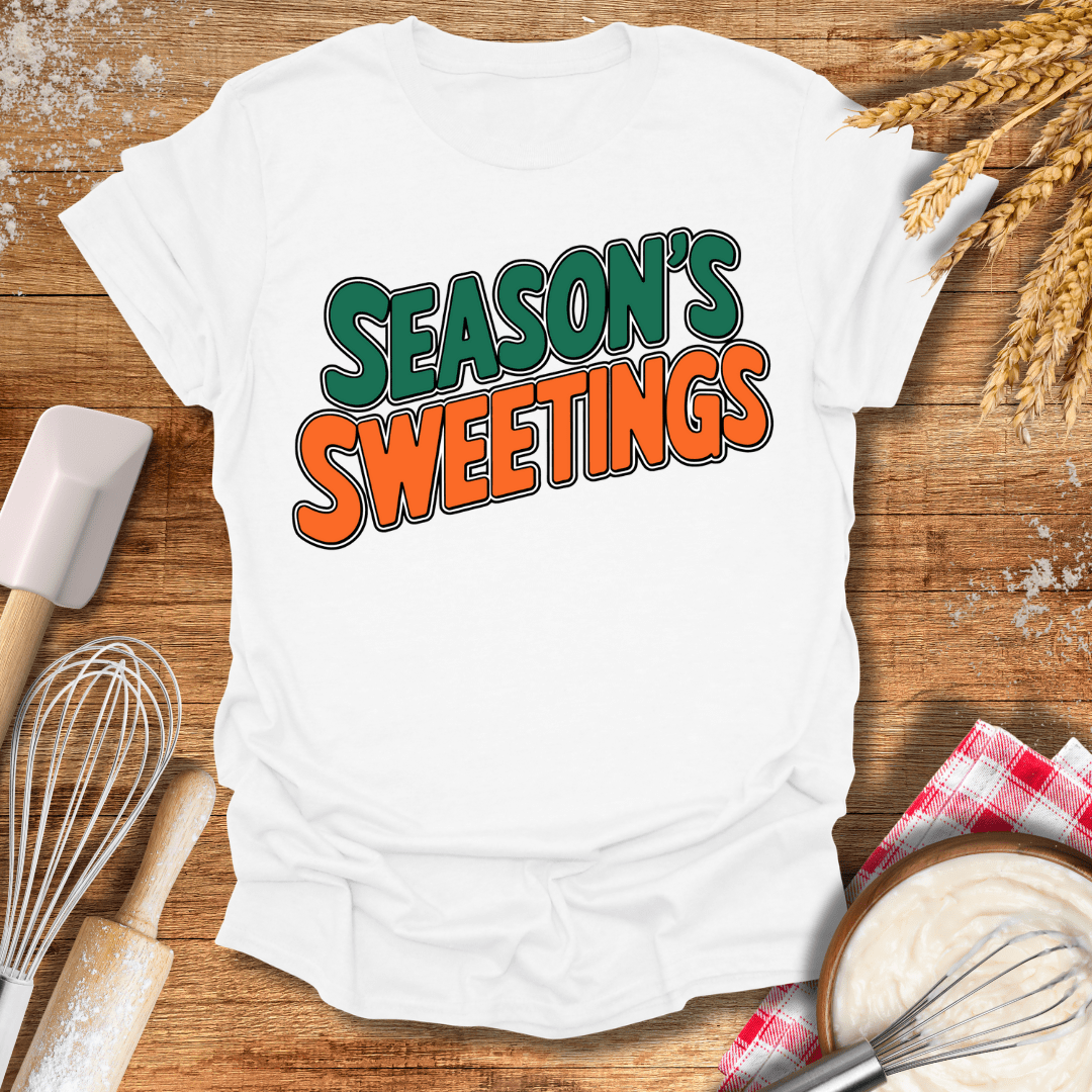 Season's Sweetings T-Shirt White / S Baking Threads