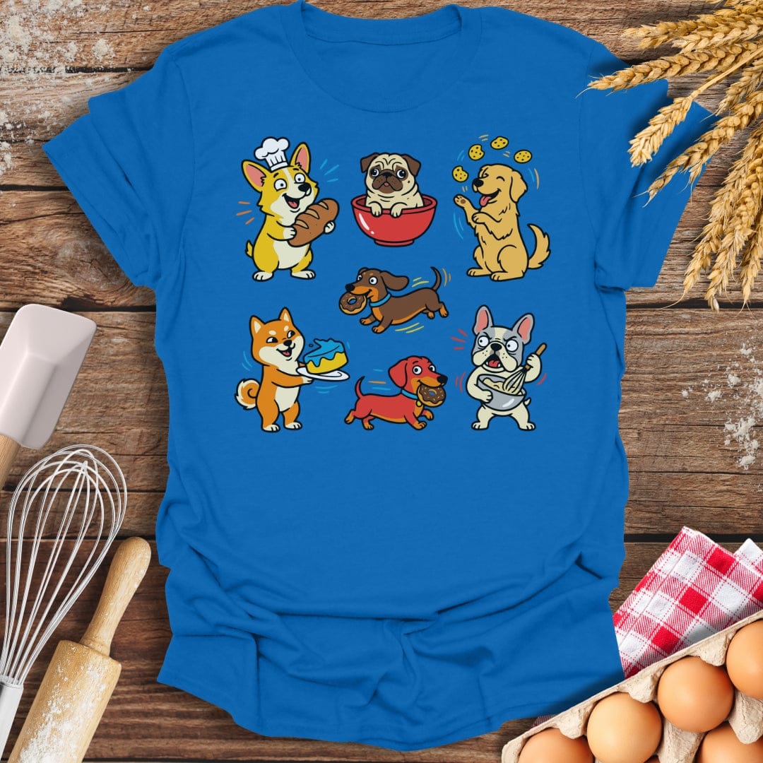 Silly Dog Bakery T-Shirt Royal / S Baking Threads