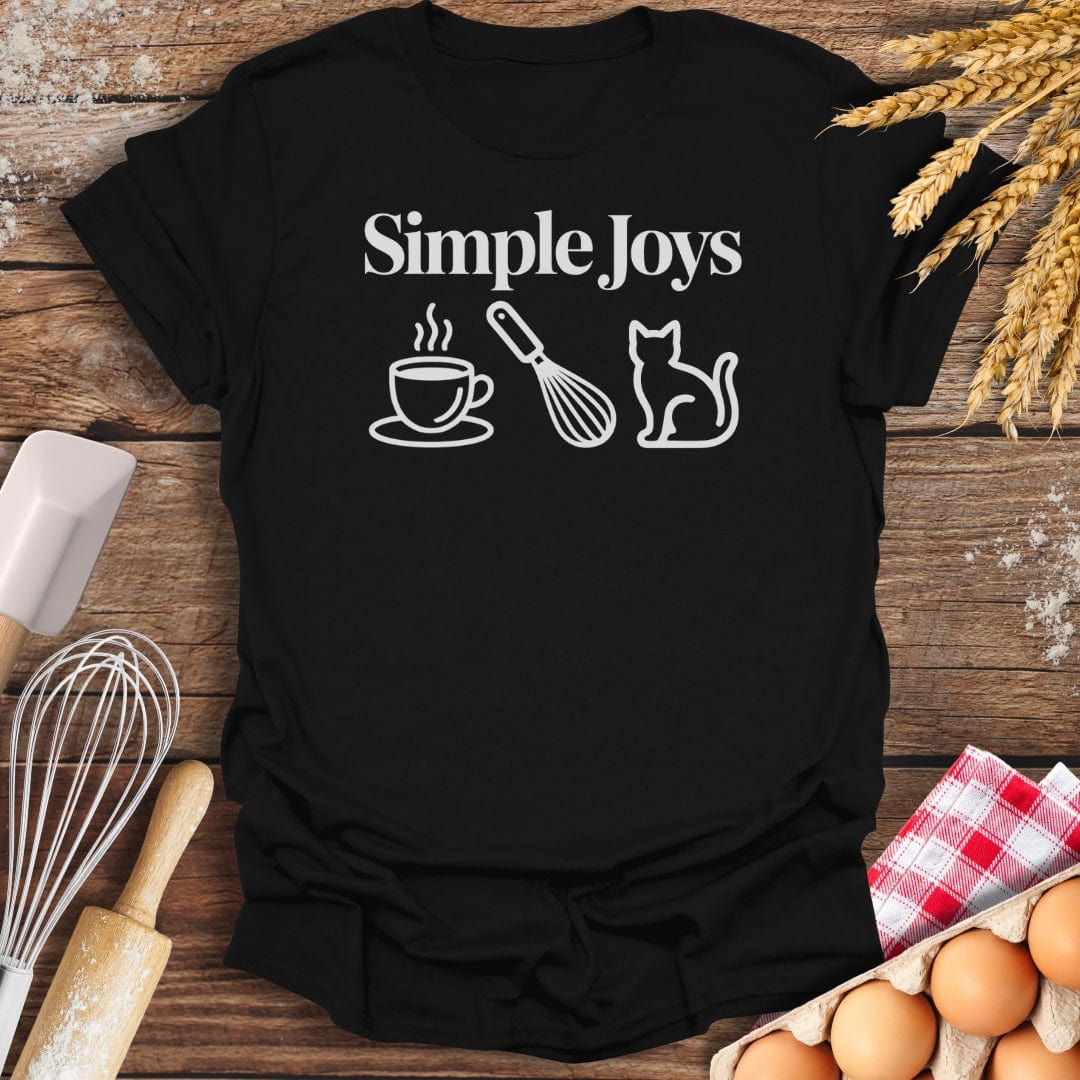 Simple Joys Cat T-Shirt Black / S Baking Threads
