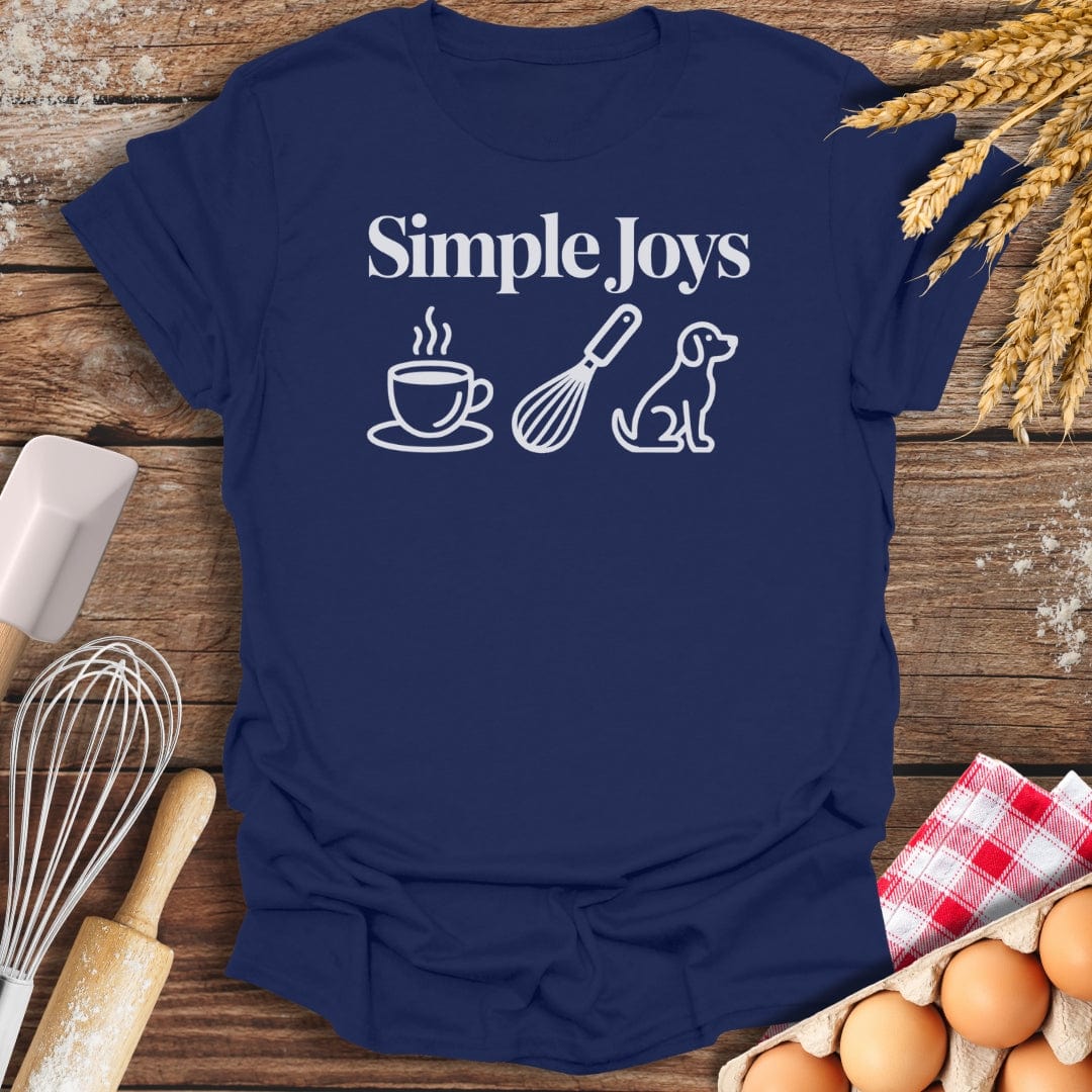 Simple Joys Dog T-Shirt Navy / S Baking Threads