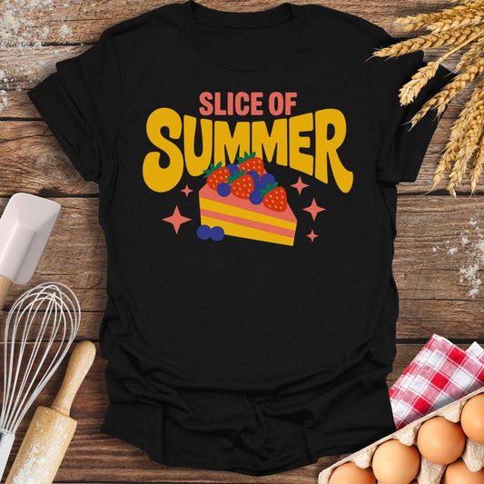 Slice Of Summer T-Shirt Black / S Baking Threads