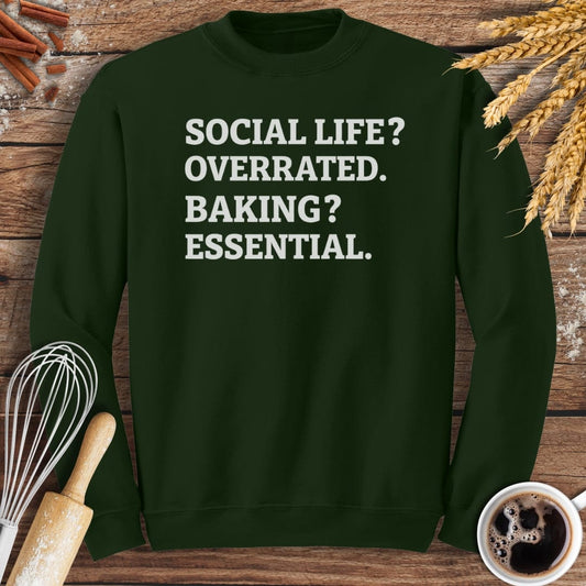 Social Life? Sweatshirt Baking Threads