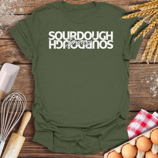Sourdough Bread T-Shirt Military Green / S Baking Threads