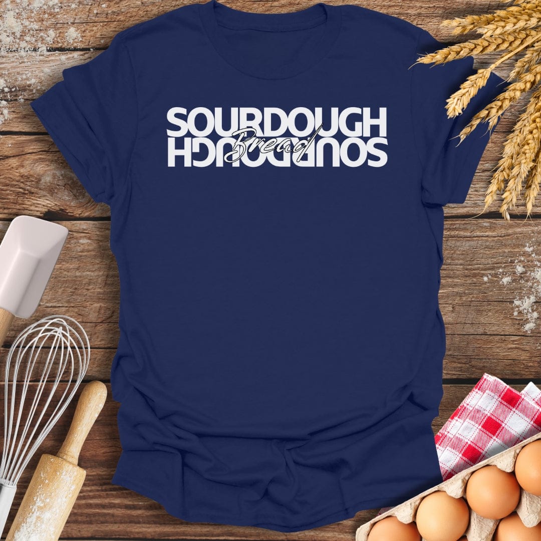 Sourdough Bread T-Shirt Navy / S Baking Threads