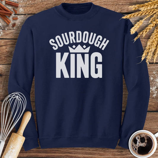 Sourdough King Sweatshirt Baking Threads