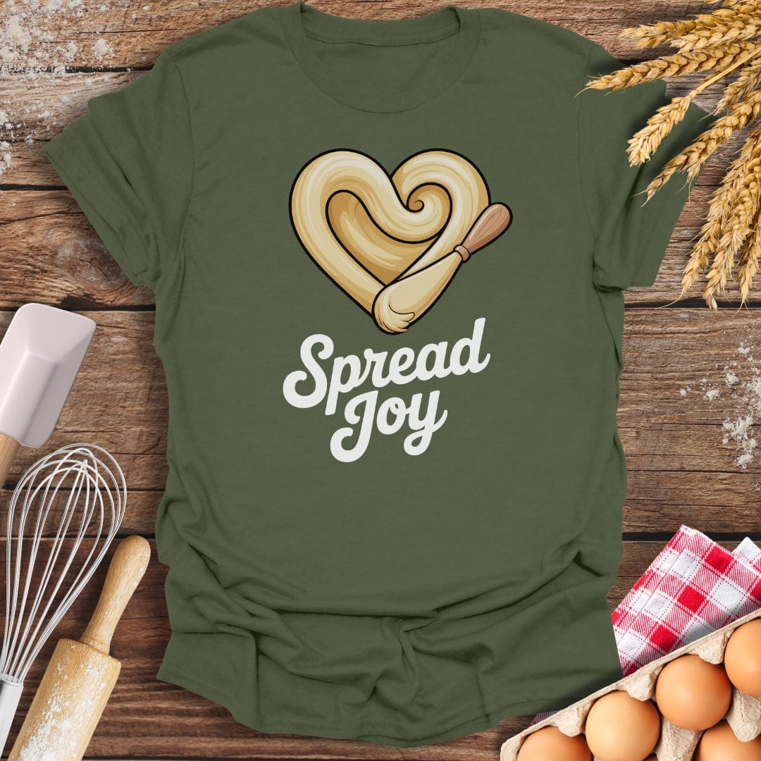 Spread Joy T-Shirt Military Green / S Baking Threads