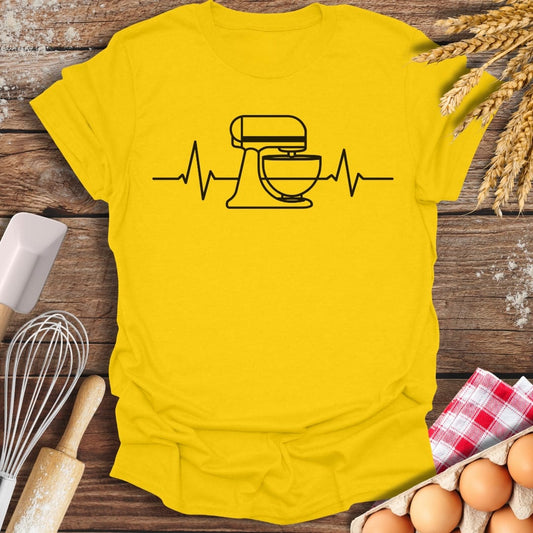 Stand Mixer EKG T-Shirt Daisy / S Baking Threads
