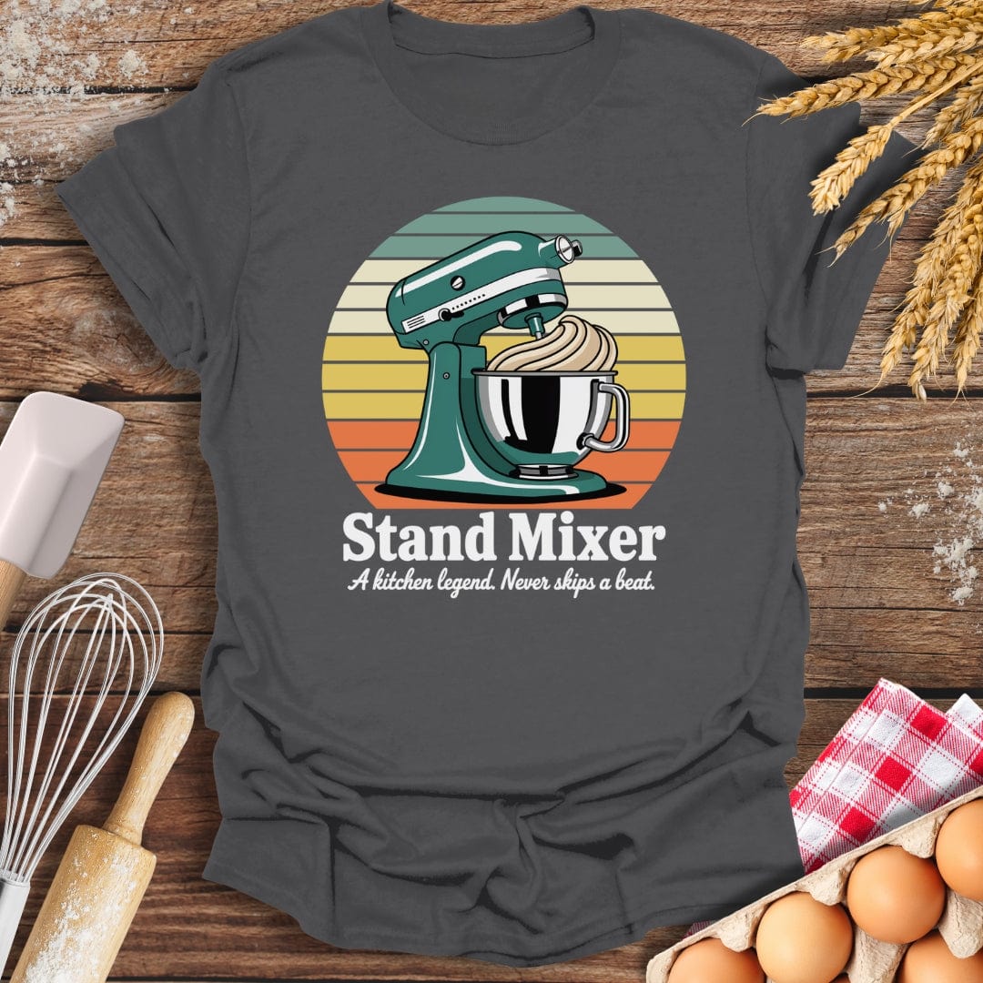 Stand Mixer T-Shirt Charcoal / S Baking Threads