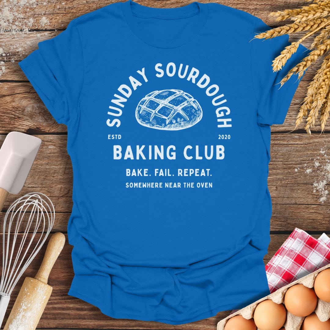 Sunday Sourdough T-Shirt Royal / S Baking Threads