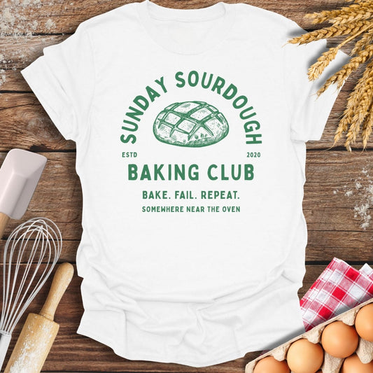 Sunday Sourdough T-Shirt White / S Baking Threads