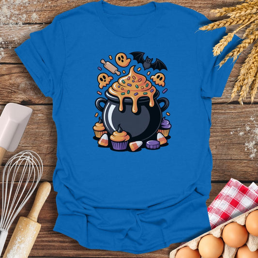 Sweet & Spooky Brew T-Shirt Royal / S Baking Threads