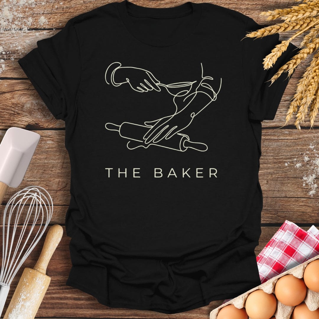 The Baker T-Shirt Black / S Baking Threads