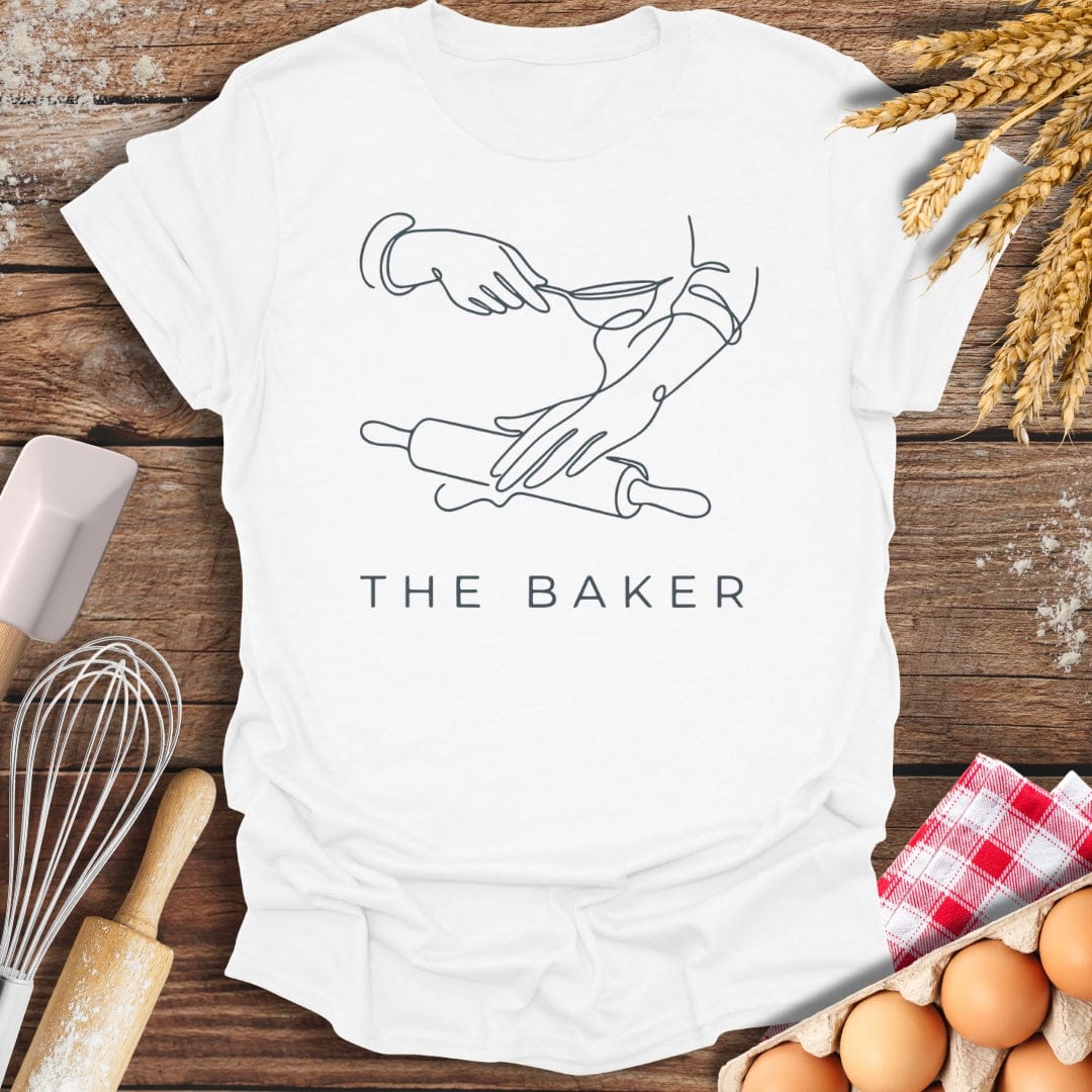 The Baker T-Shirt White / S Baking Threads
