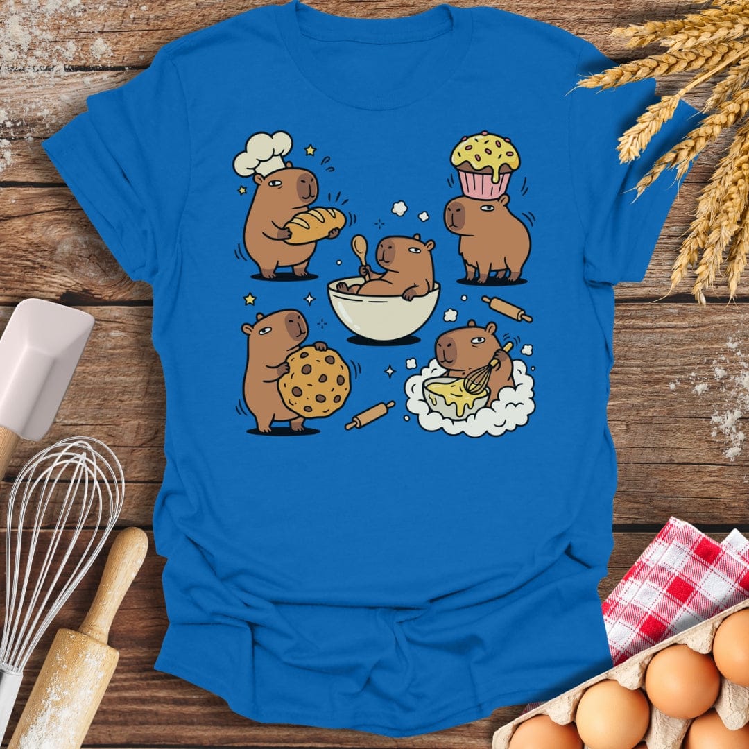 The Capy-Bakers T-Shirt Royal / S Baking Threads