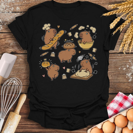 The Carb-ybaras T-Shirt Black / S Baking Threads