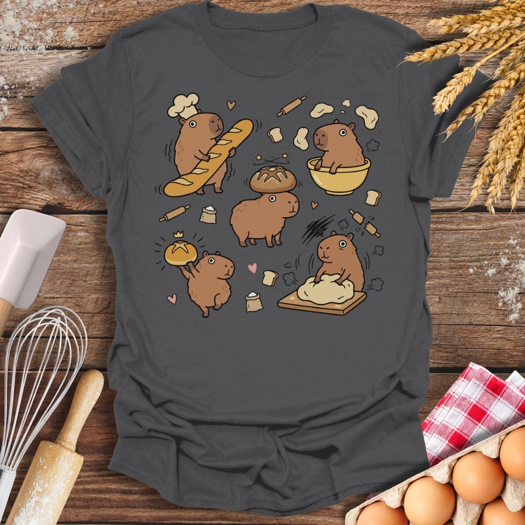 The Carb-ybaras T-Shirt Charcoal / S Baking Threads