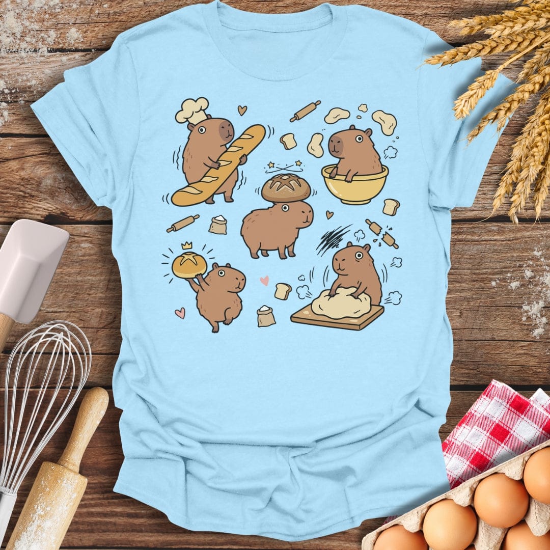 The Carb-ybaras T-Shirt Light Blue / S Baking Threads