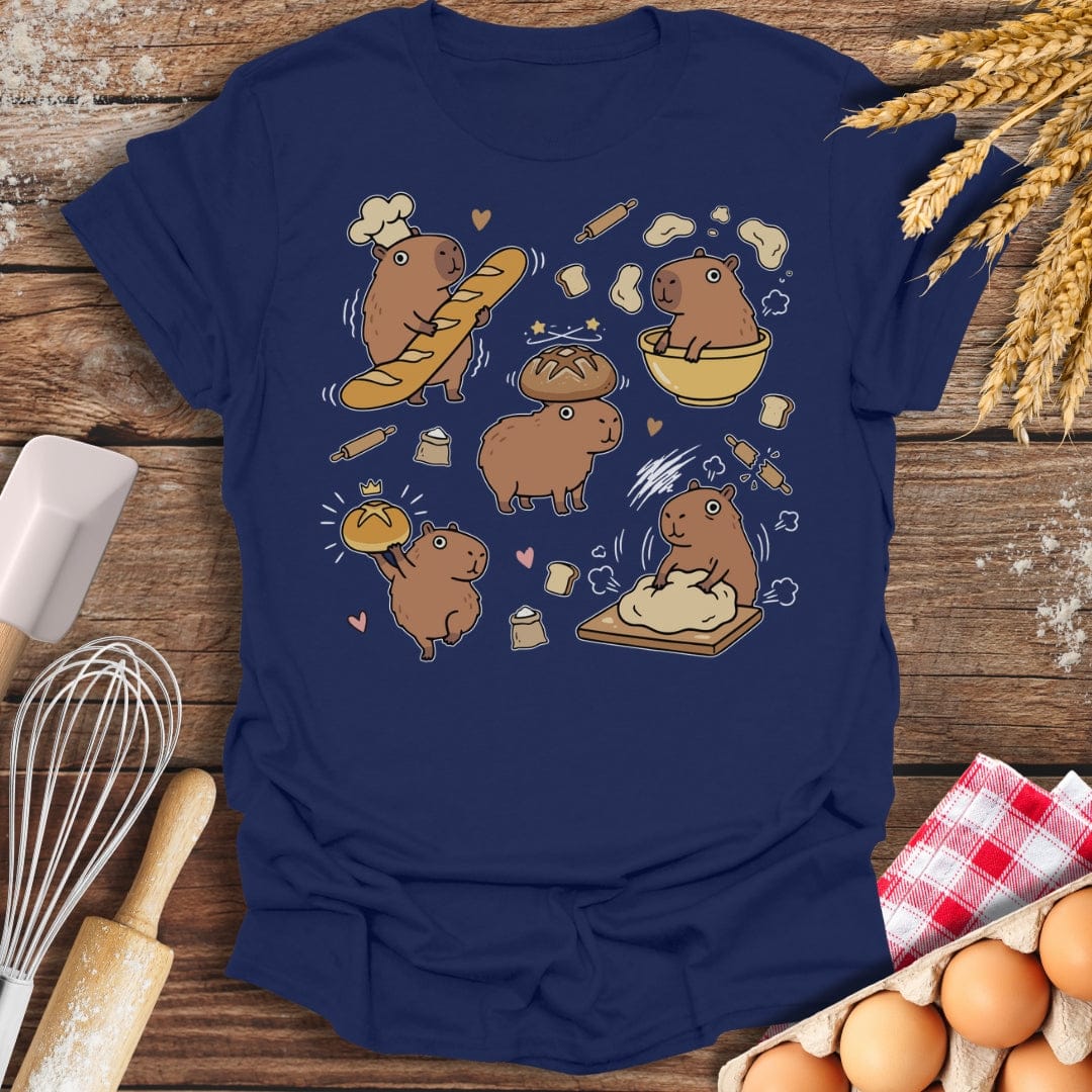 The Carb-ybaras T-Shirt Navy / S Baking Threads