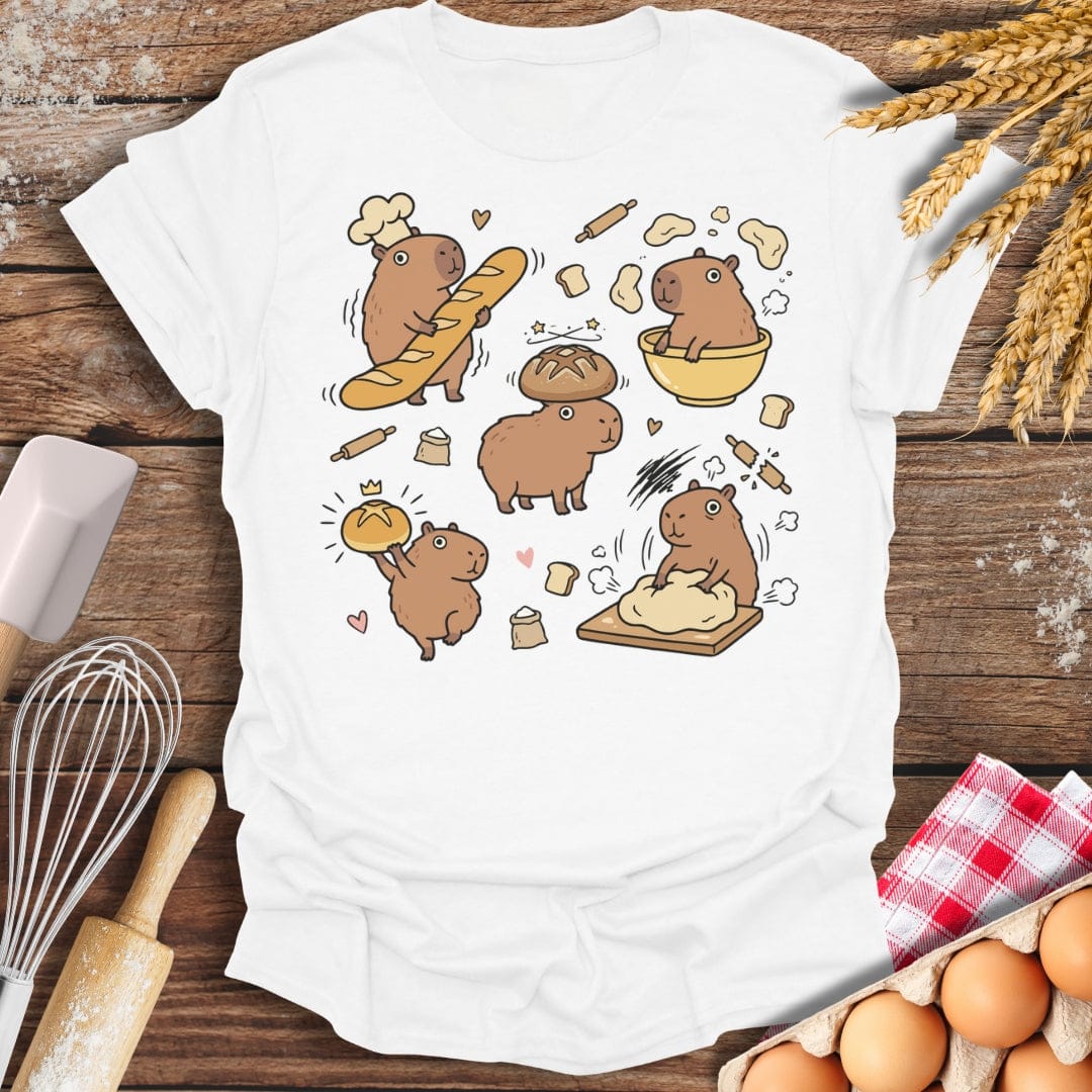 The Carb-ybaras T-Shirt White / S Baking Threads