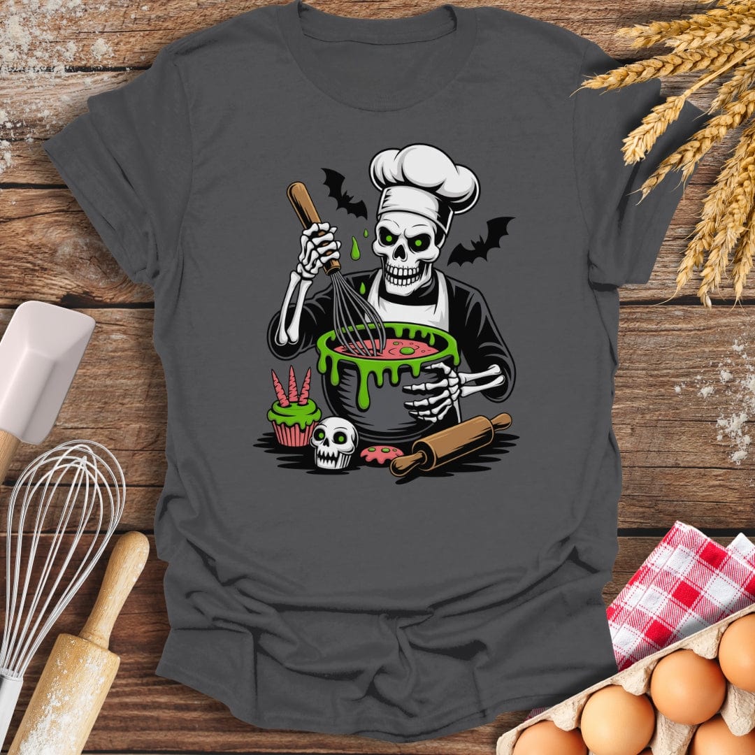 The Grim Baker T-Shirt Charcoal / S Baking Threads