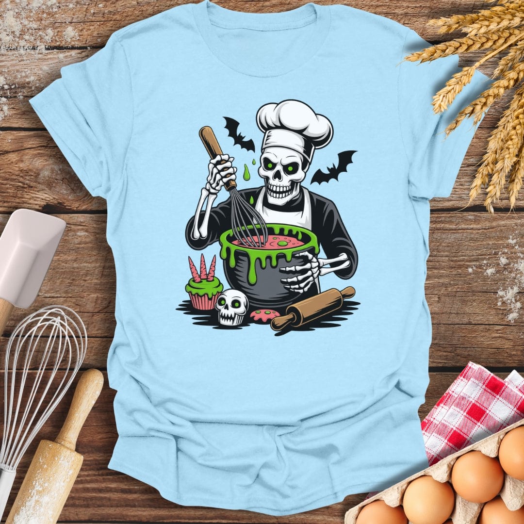The Grim Baker T-Shirt Light Blue / S Baking Threads