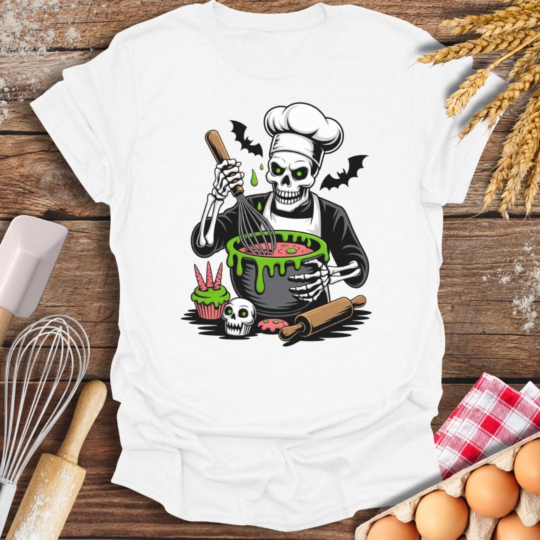 The Grim Baker T-Shirt White / S Baking Threads