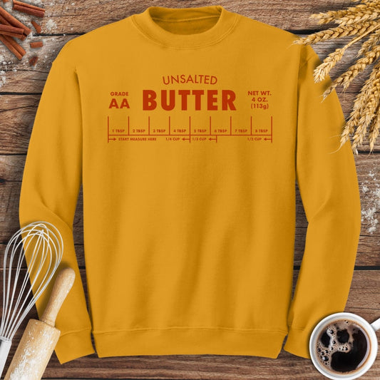 Unsalted Butter Sweatshirt Baking Threads