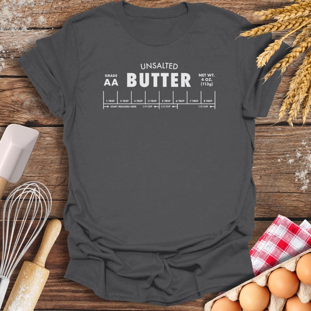 Unsalted Butter T-Shirt Charcoal / S Baking Threads