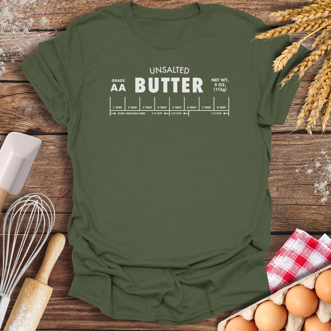Unsalted Butter T-Shirt Military Green / S Baking Threads