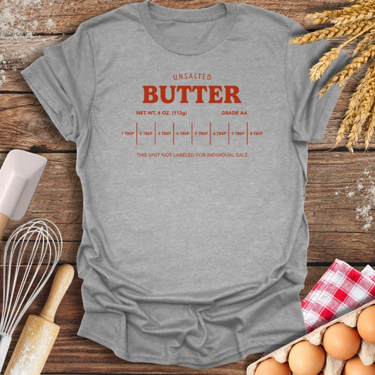 Unsalted Butter T-Shirt Sport Grey / S Baking Threads